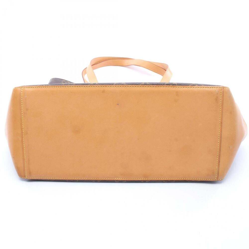 LOUIS VUITTON Authentic Brown Monogram Leather Tote Bag - Picture 8 of 9